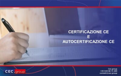 Certificazione CE e autocertificazione CE