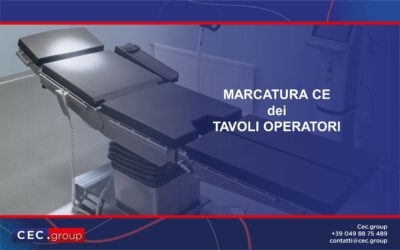 Marcatura CE tavoli operatori