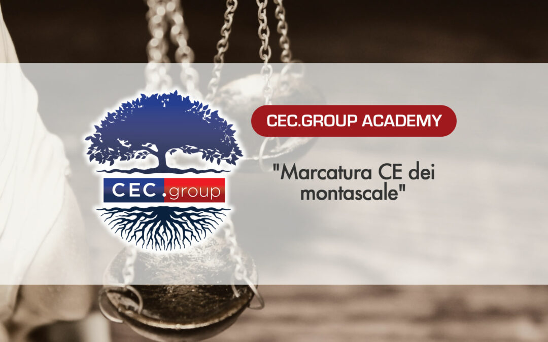 La marcatura CE dei montascale