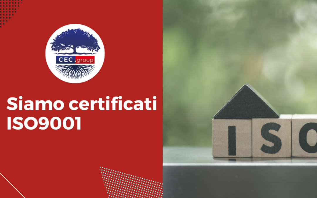 Siamo Certificati ISO9001