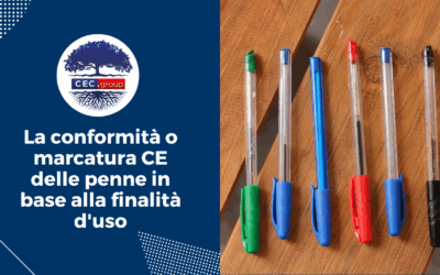 La conformità o marcatura CE delle penne in base alla finalità d’uso