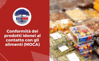 Informativa sulla Conformità dei prodotti idonei al contatto con gli alimenti (MOCA)