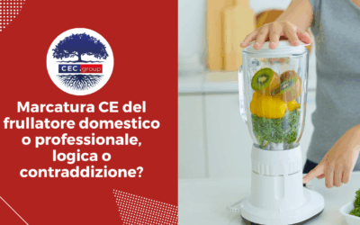 Marcatura CE del frullatore domestico o professionale, logica o contraddizione?
