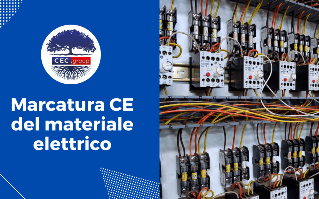 Marcatura CE del materiale elettrico